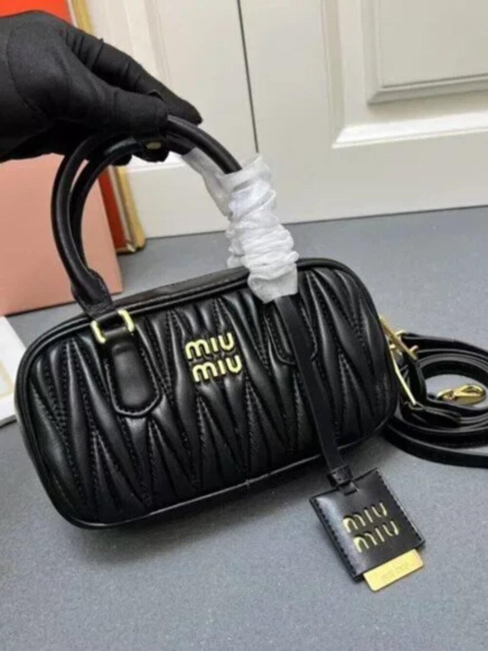 🍋Miu Miu Arcadie Matelassé Nappa Leather Bag